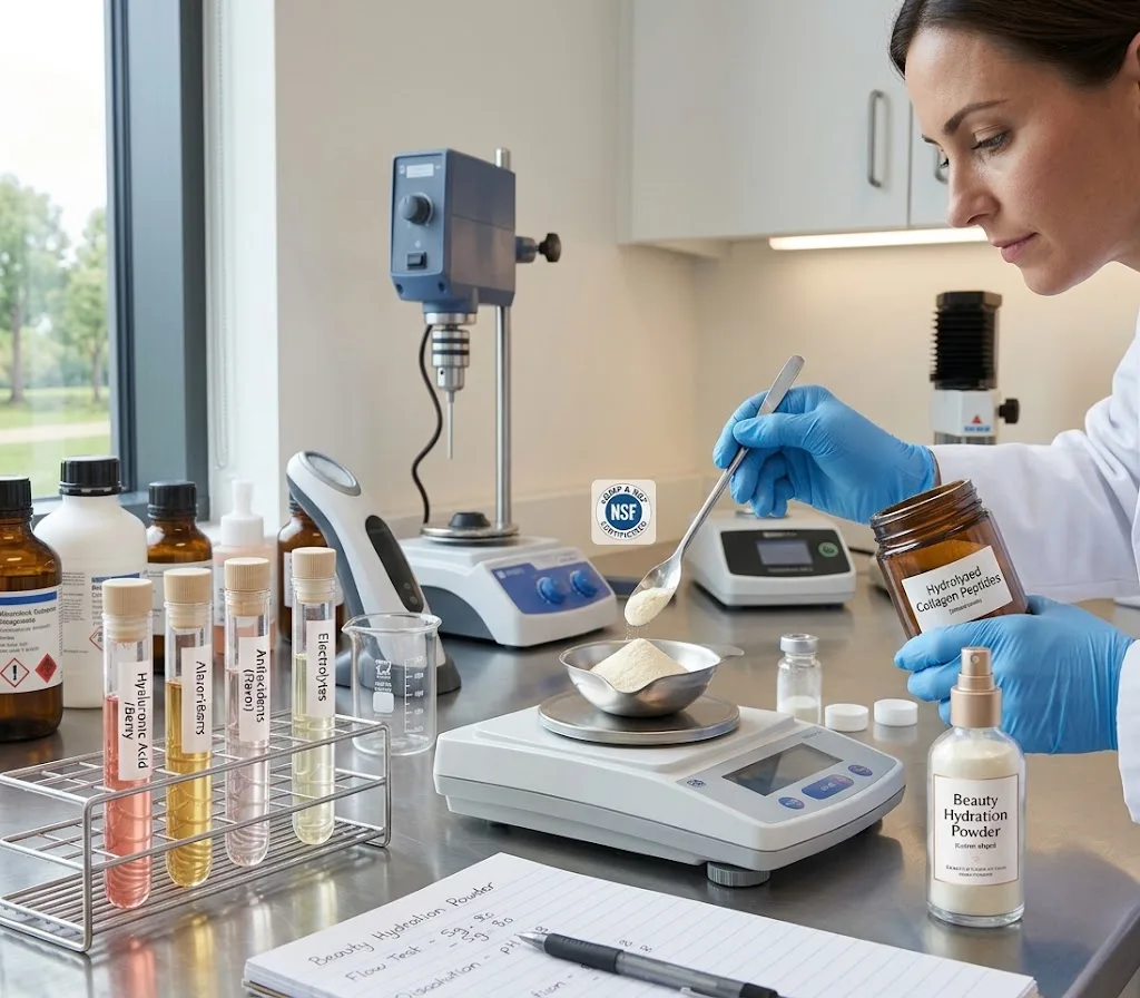 Beauty Hydration Powder Formulation: Collagen, HA, and Electrolytes Without the Mess